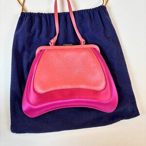 Philip Treacy London Sculptural Bag Hot Pink & Corals Luxury Rare Mint‎